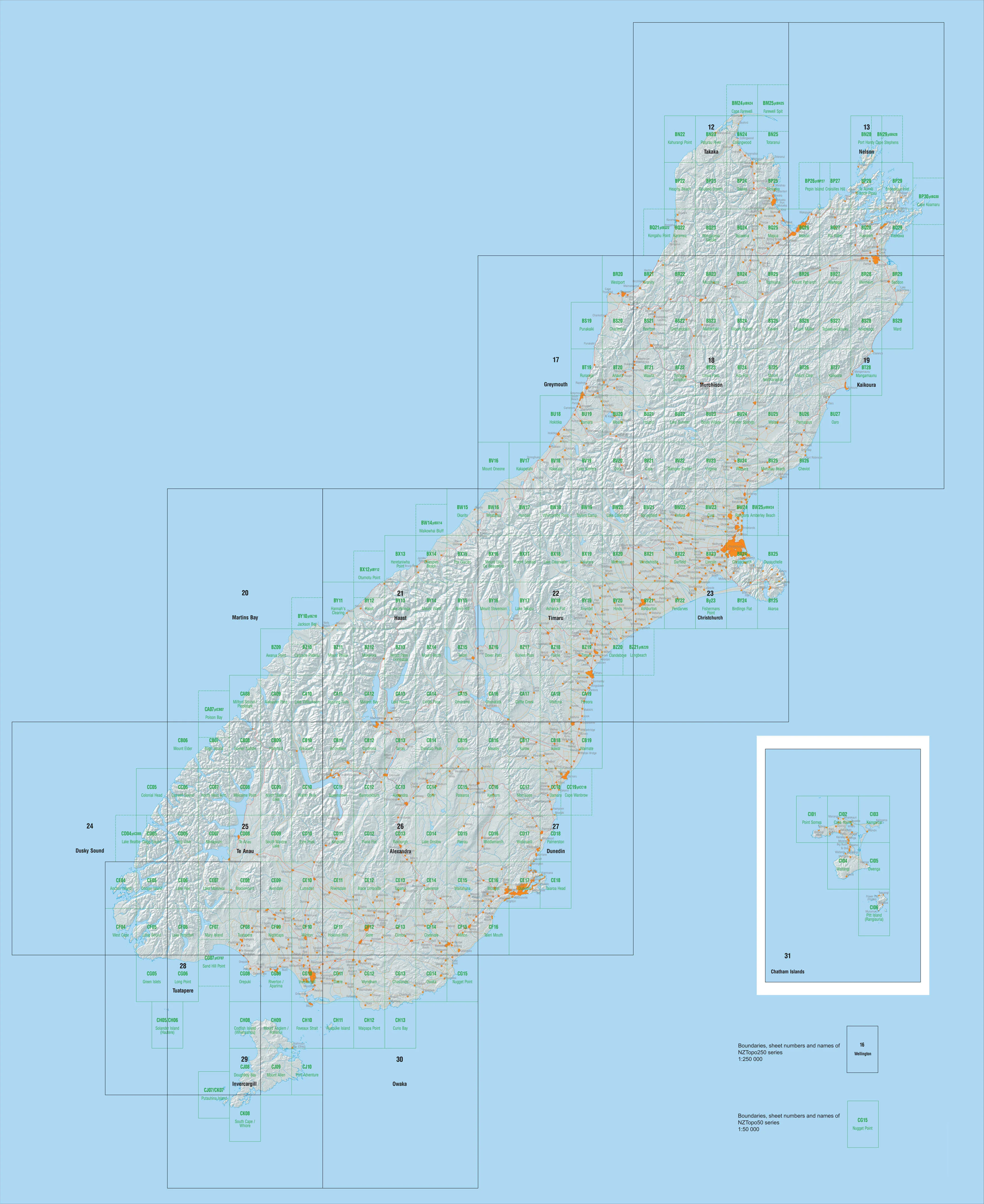25 - Te Anau Topo250 map - Image 3