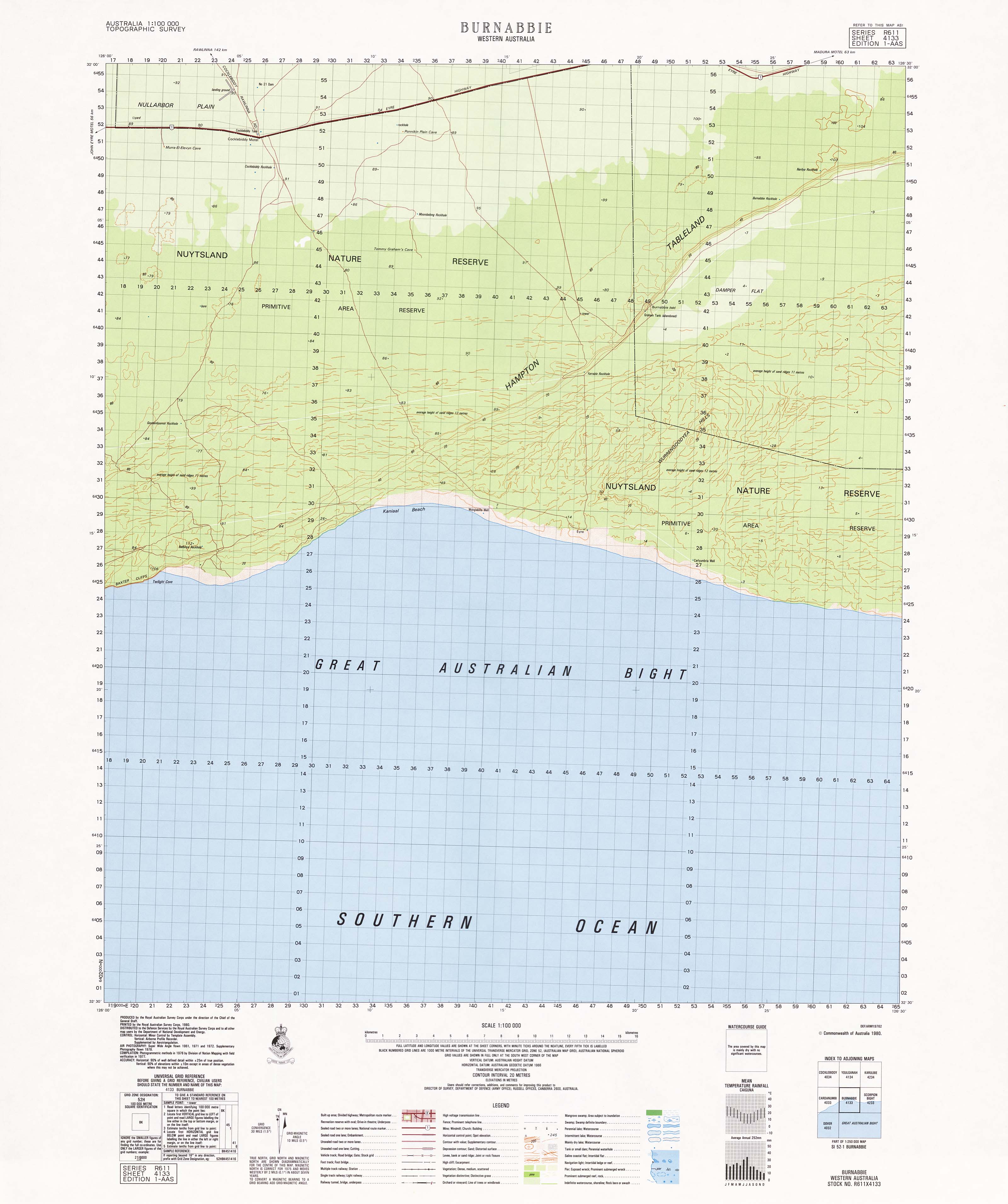 4133 Burnabbie 1:100k Topographic Map