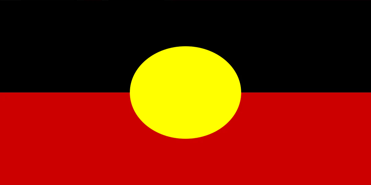 Aboriginal Flag (knitted) 2400 x 1200mm