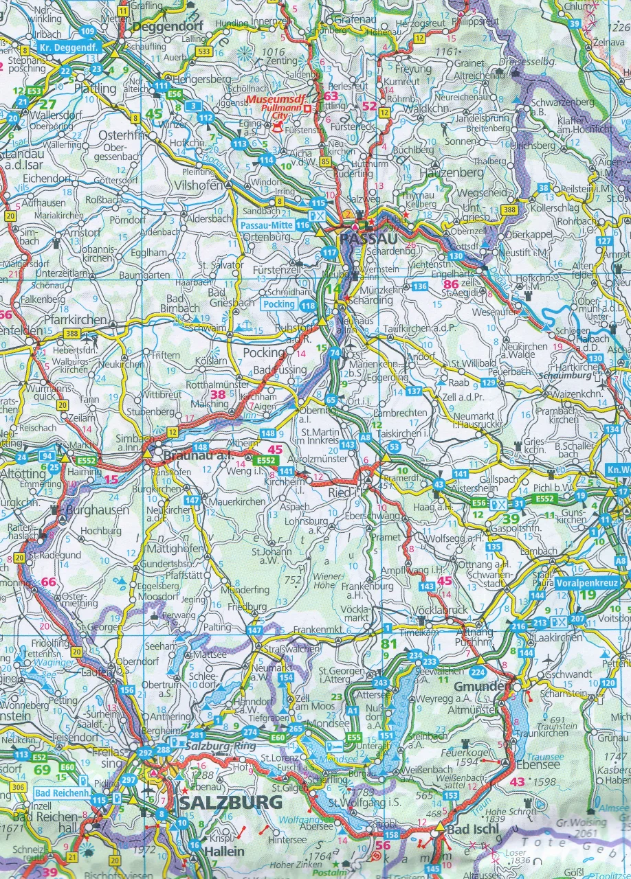 Alpine Countries - The Alps Hallwag Map - Image 3