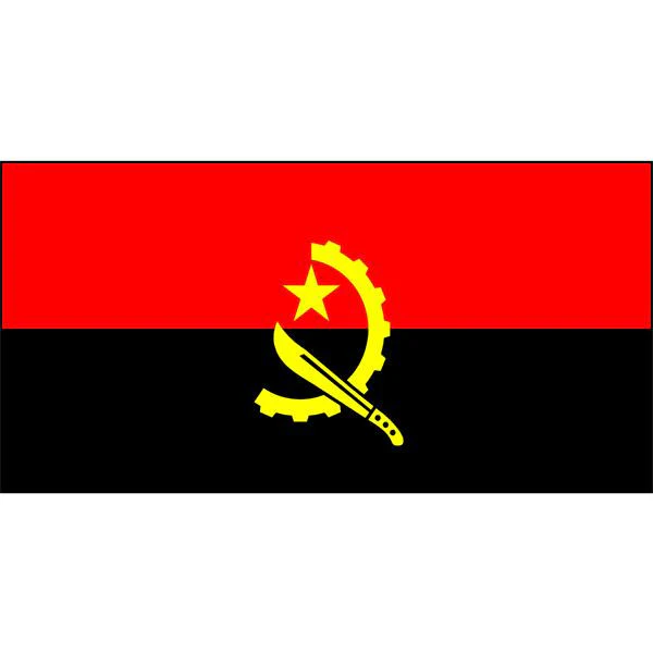 Angola Flag 1800 x 900mm