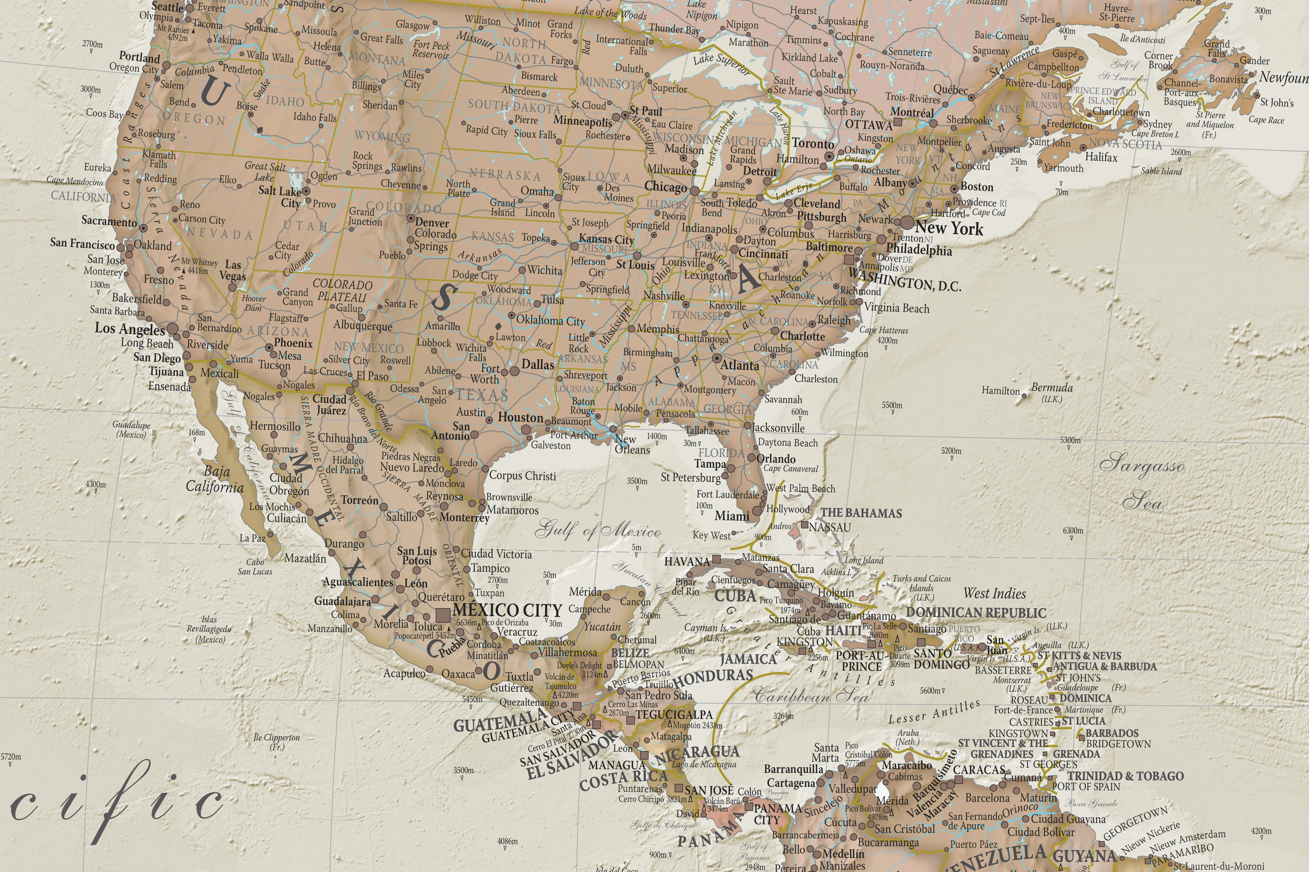 Antique World Maps International 2000 x 1200mm Wall Map 2026 - Image 2