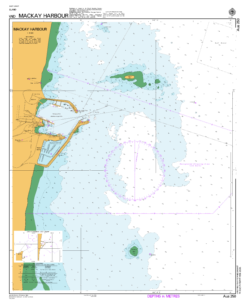 AUS 250 - Plans of Hay Point and Mackay Harbour Nautical Chart - Image 3