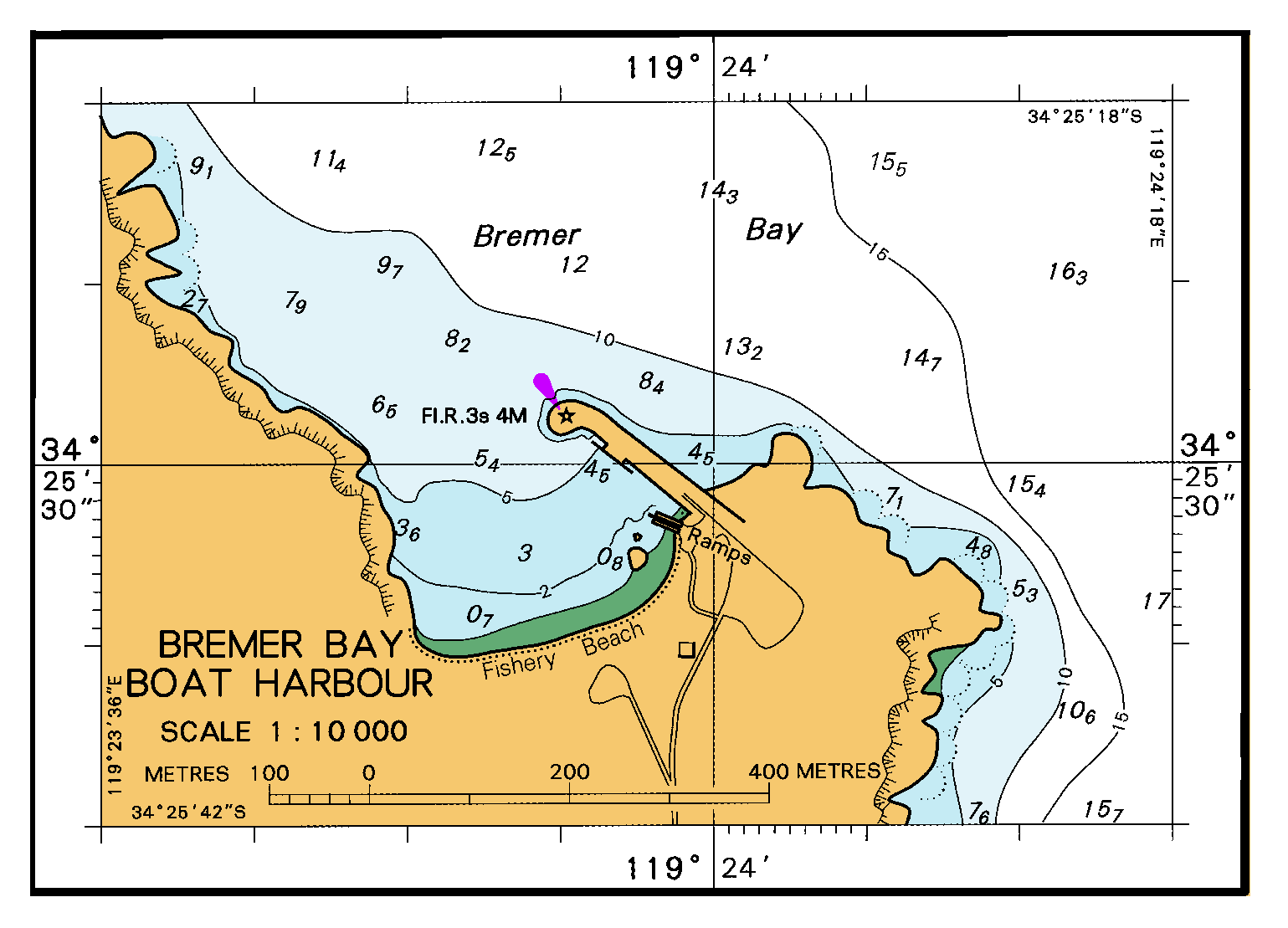 AUS 337 - King George Sound to Investigator Island Nautical Chart - Image 2