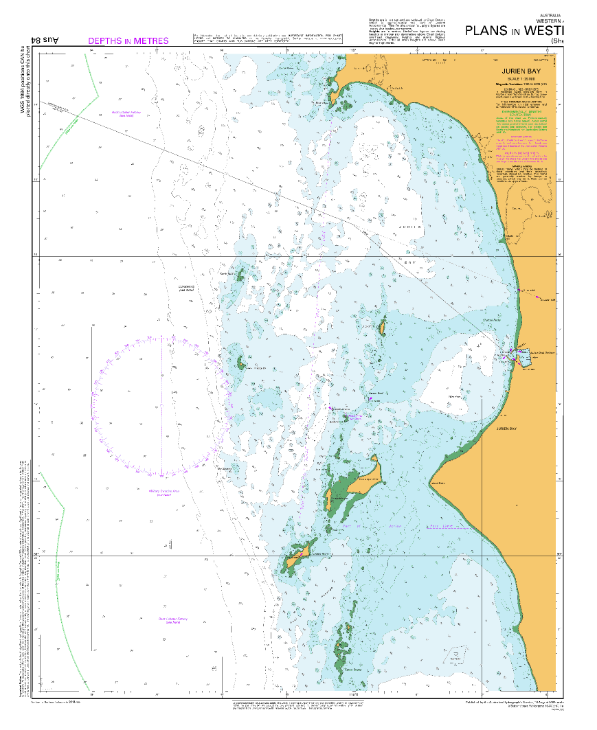 AUS 84 - Plans in Western Australia (Sheet 6) Nautical Chart - Image 2