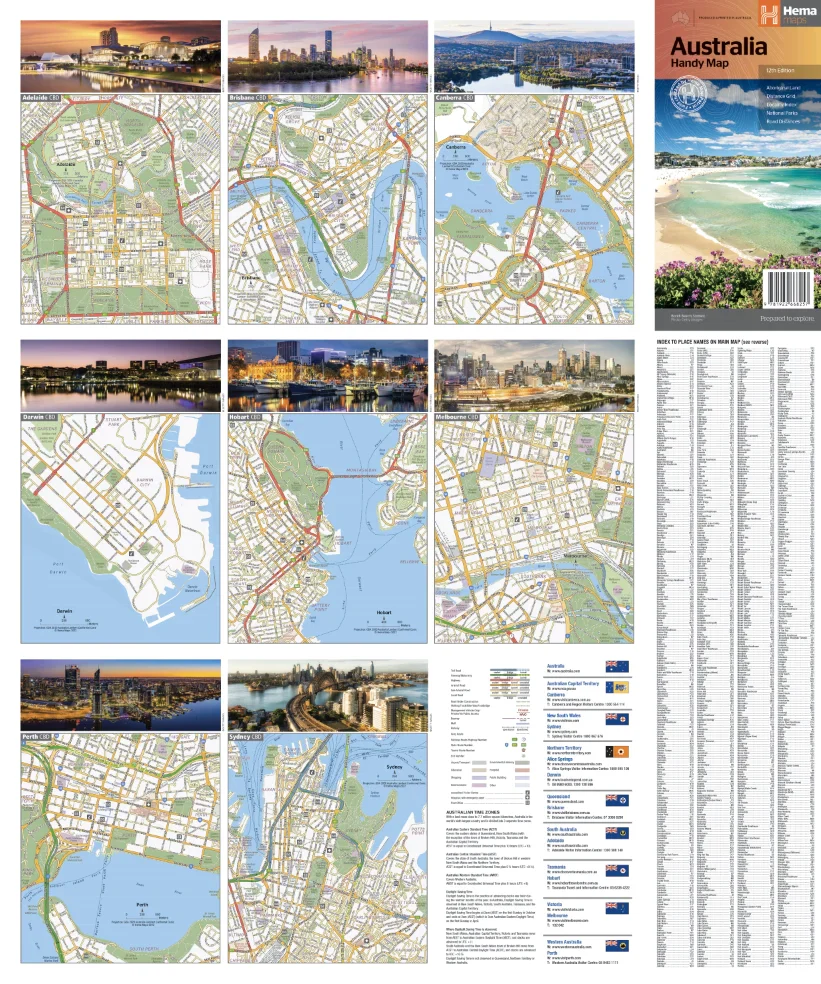 Australia Hema Handy Map 12th Edition - Image 3