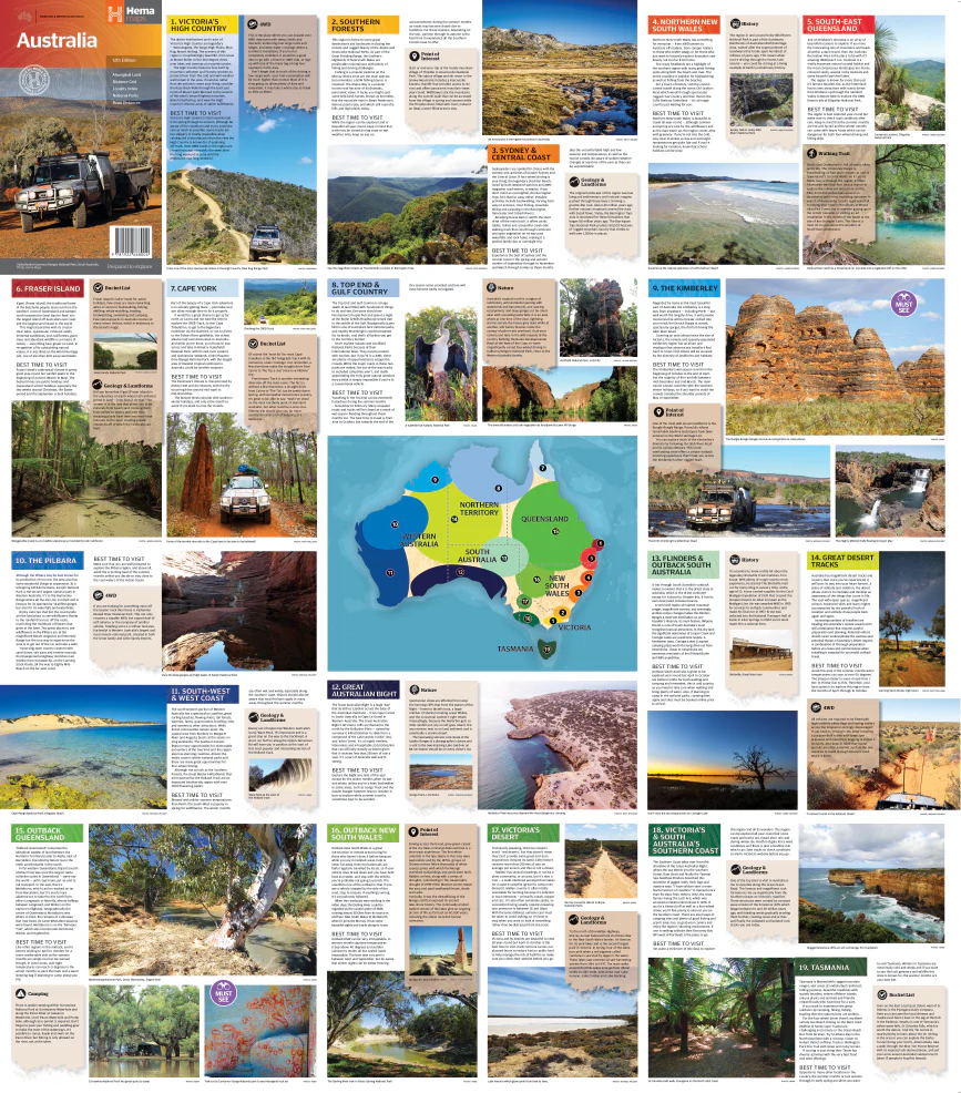 Australia Hema Large Map Folded - Image 3