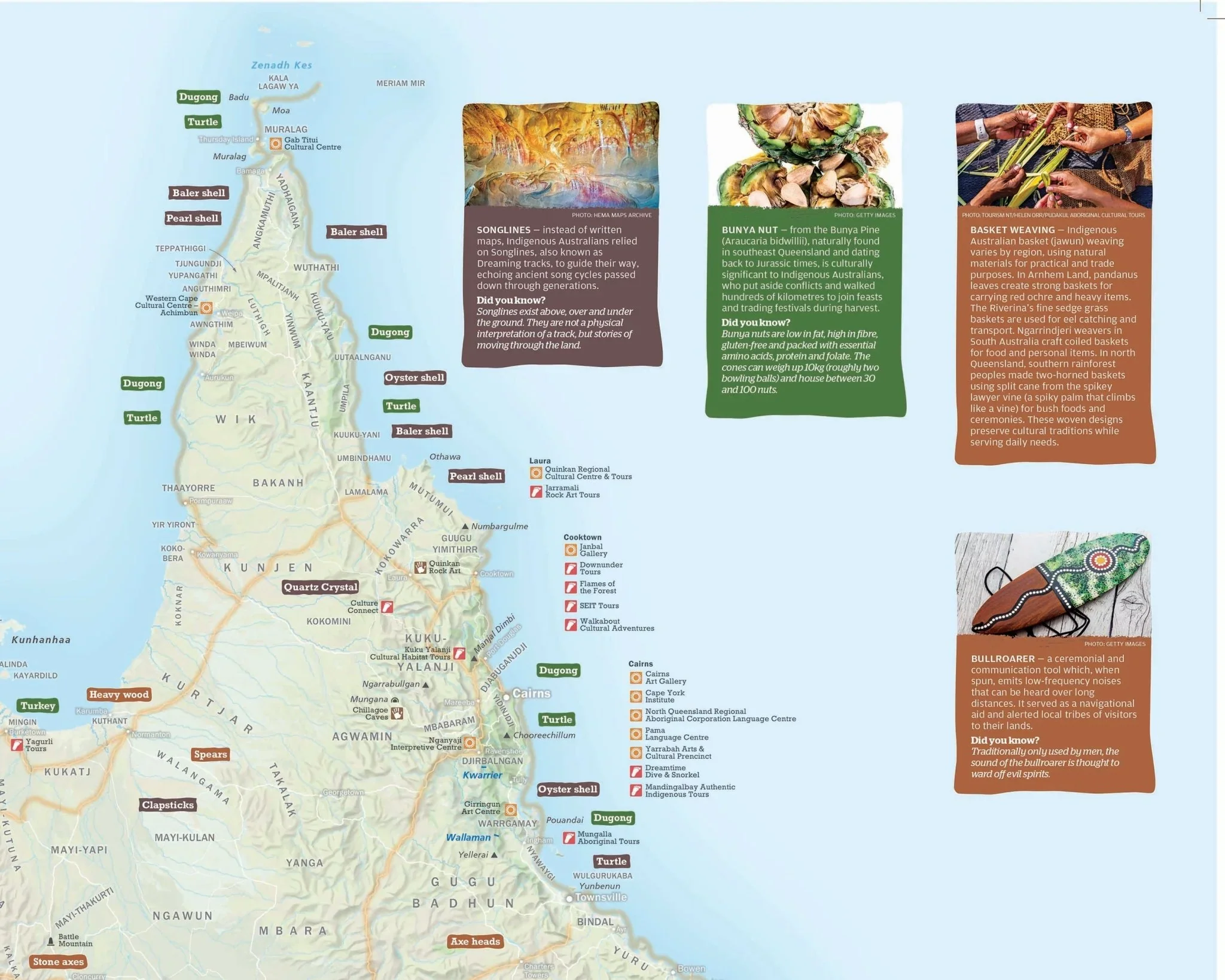 Australia Indigenous Journeys Hema Large Map Folded - Image 3