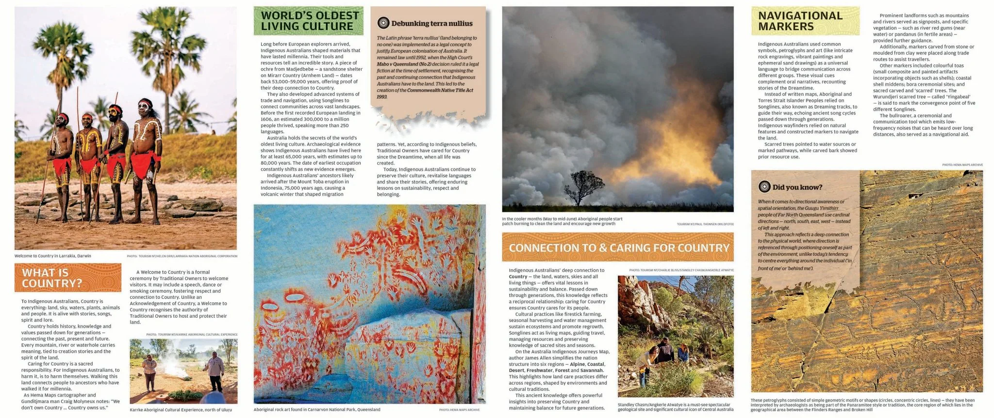 Australia Indigenous Journeys Hema Large Map Folded - Image 4