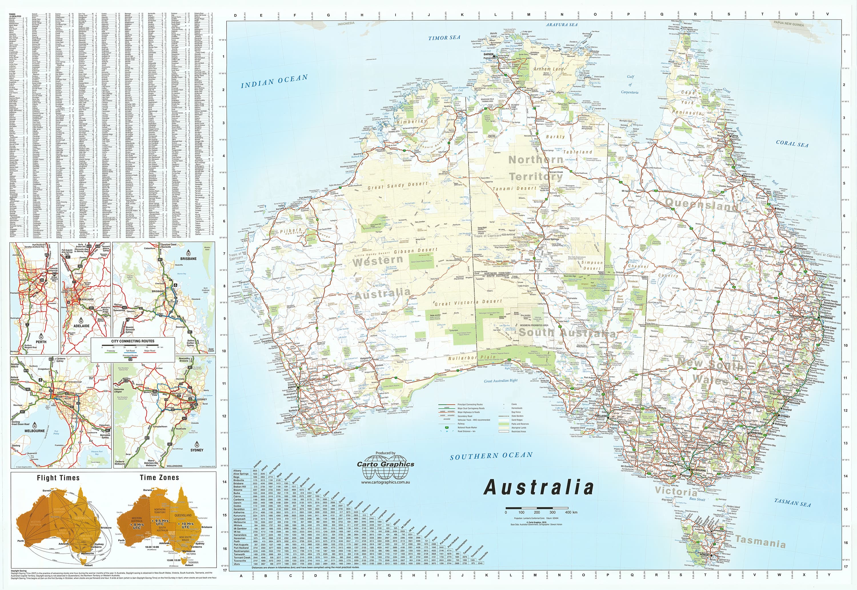 South East Australia & Australia Map Cartographics - Image 3