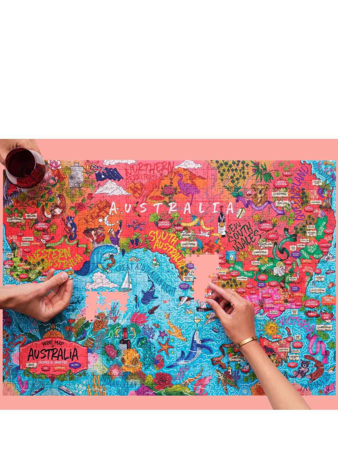 Australia Wine 1000 Piece Puzzle - Image 4