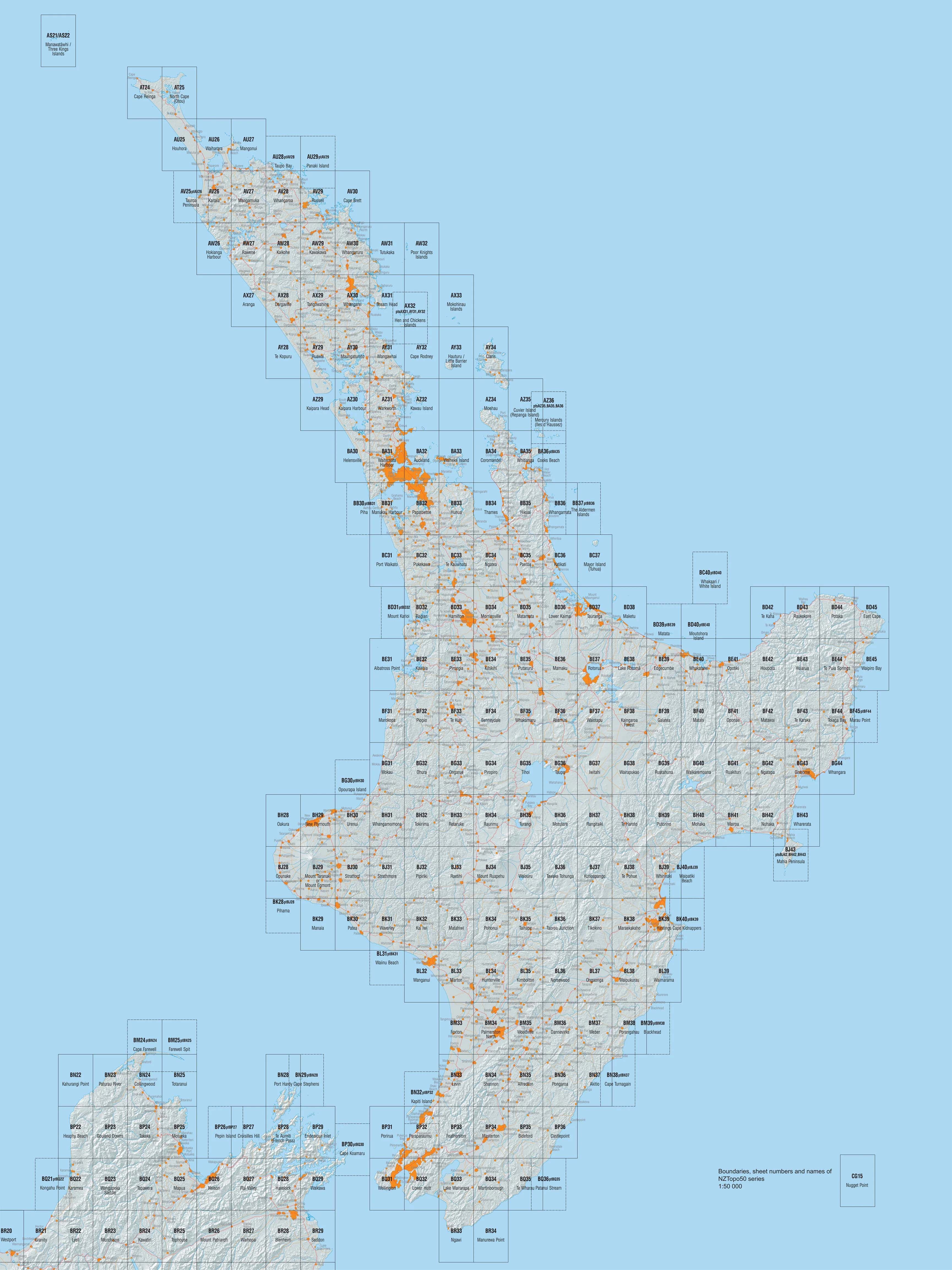 AX30 - Whangarei Topo50 map - Image 2