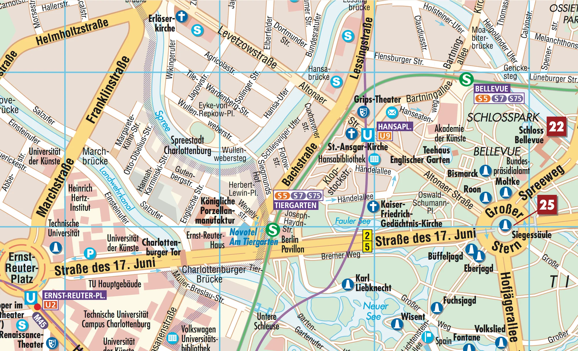 Berlin Borch Folded Laminated Map - Image 4