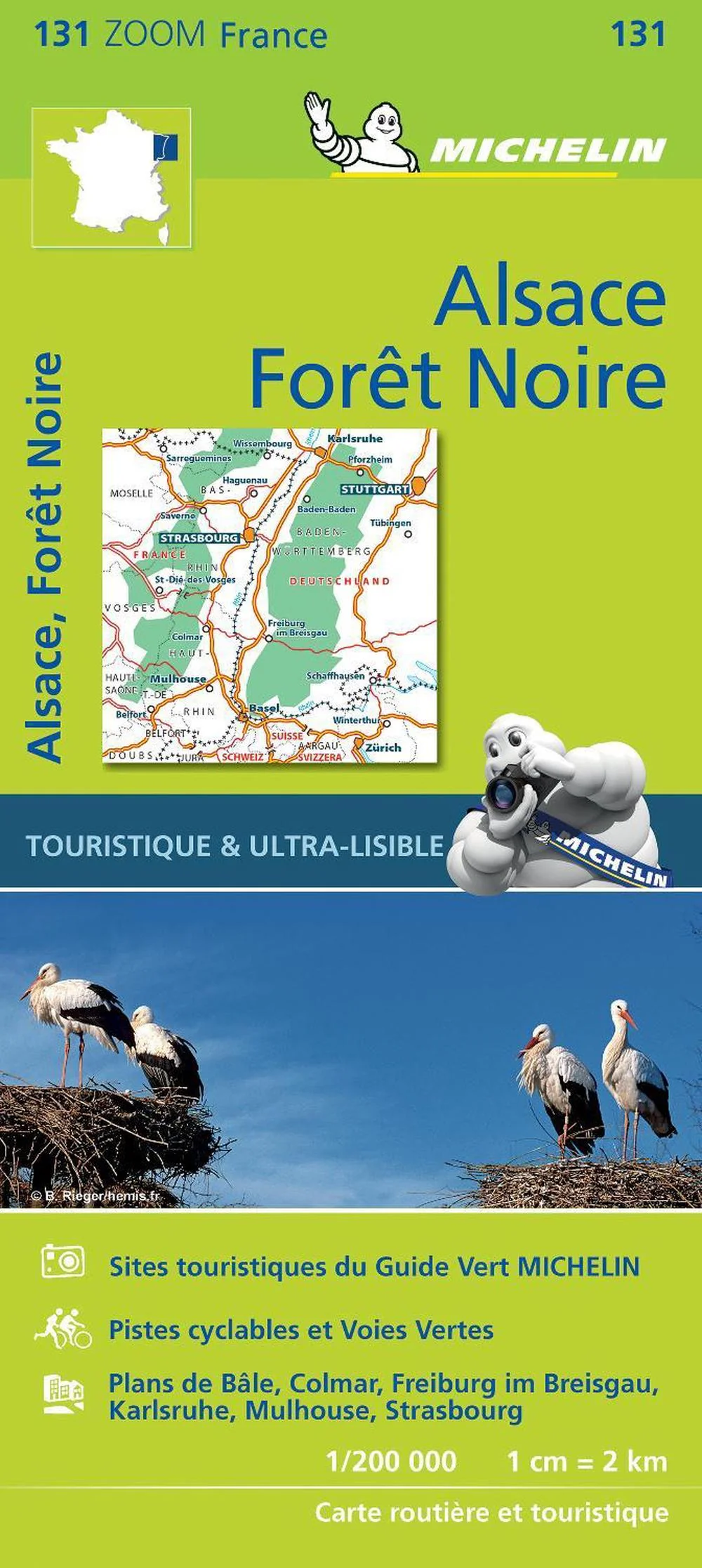 Black Forest, Alsace & Rhine Valley – Michelin Zoom Map 131