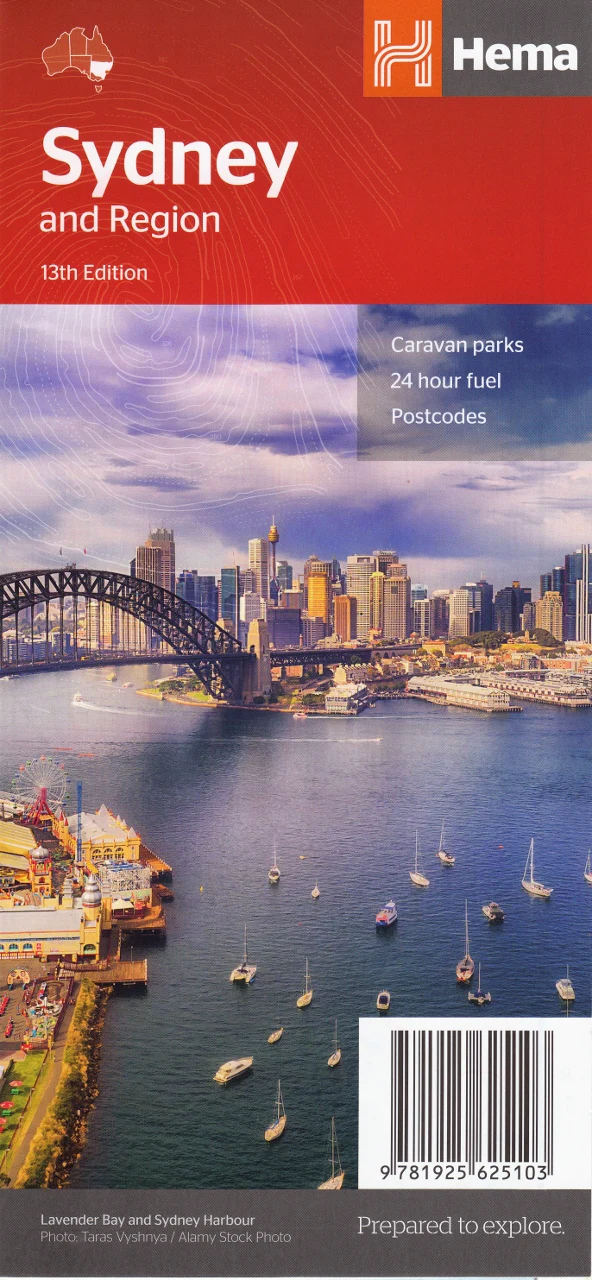 Sydney & Region Map – Hema Maps (13th Edition)