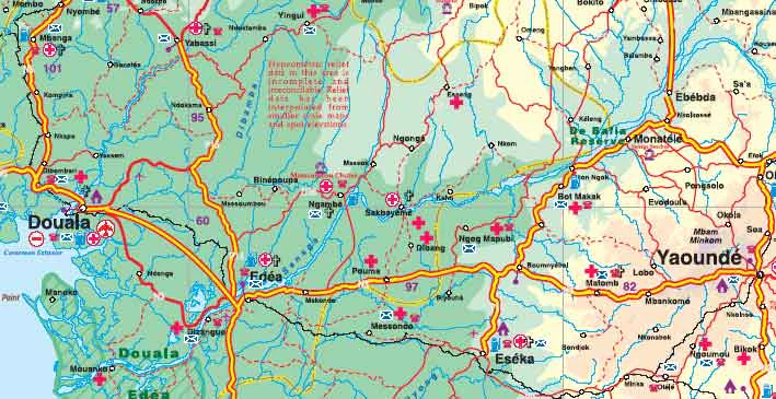 Cameroon & Gabon ITMB Map - Image 3
