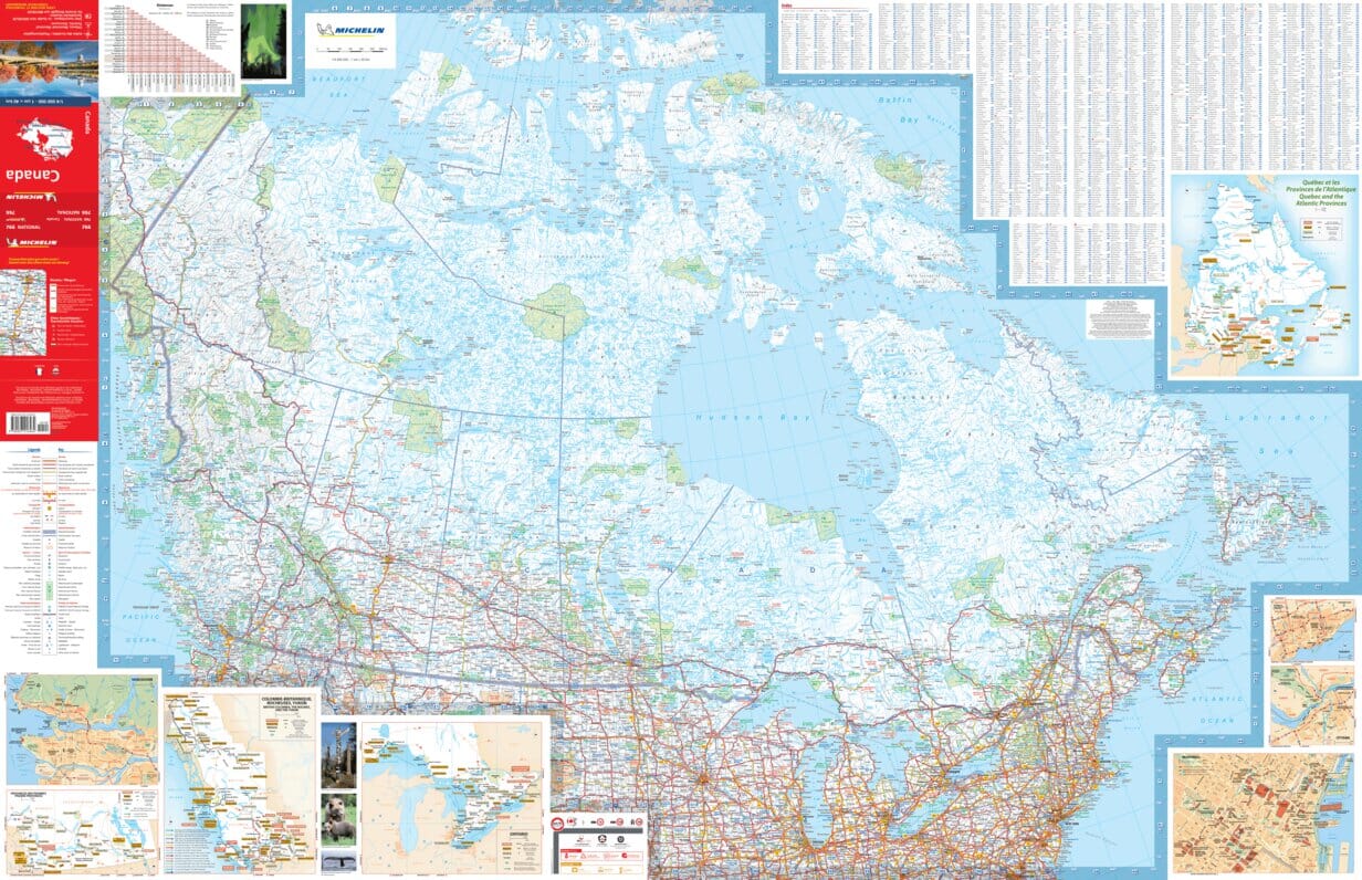 Canada Michelin Map 766 - Image 2