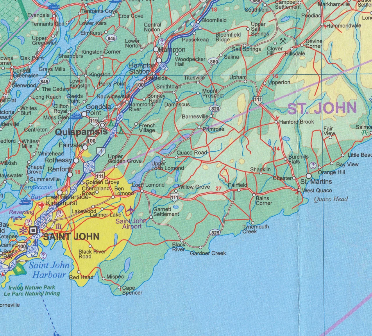 Canada's Maritime Provinces ITMB Map - Image 4