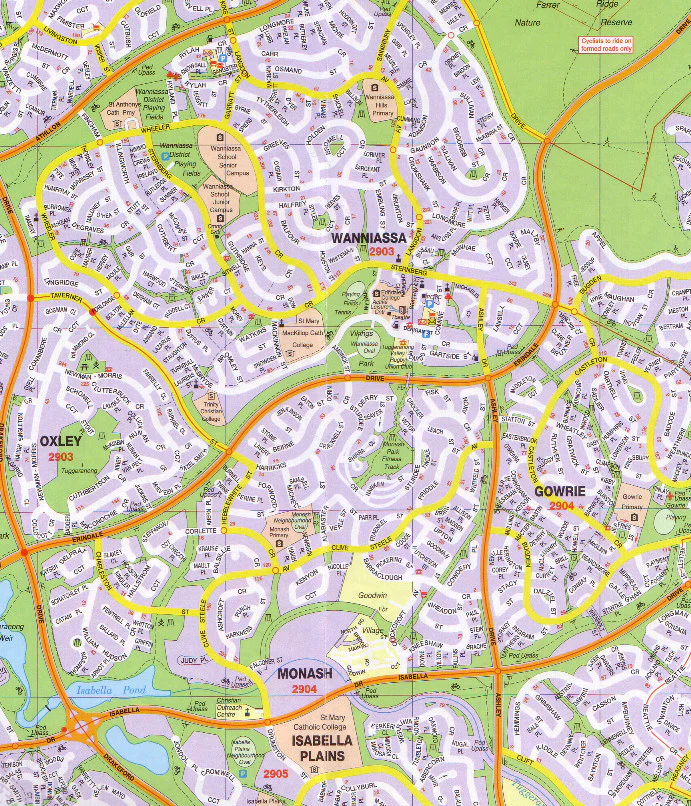 Canberra City Street Map – UBD Gregory’s - Image 4