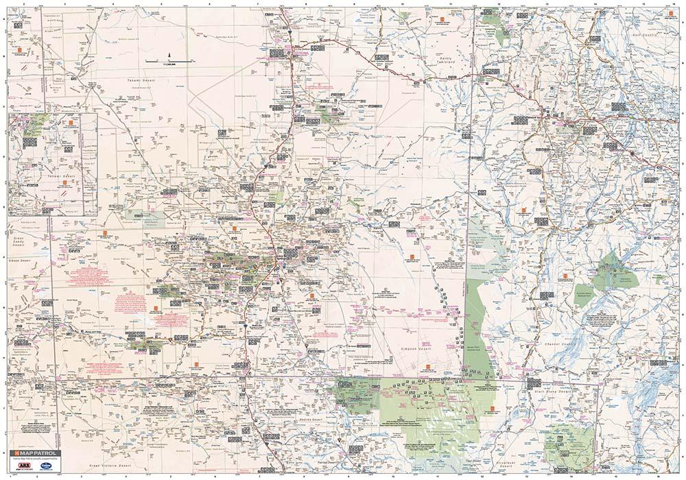 Central Australia Map – Hema Maps (11th Edition) NEW - Image 3