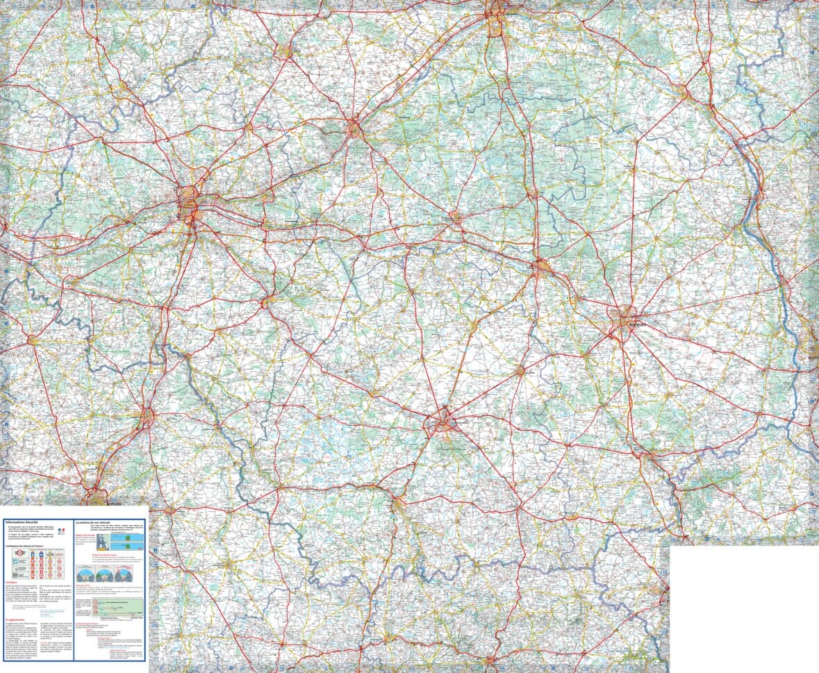 France Central France 518 Michelin Map - Image 3