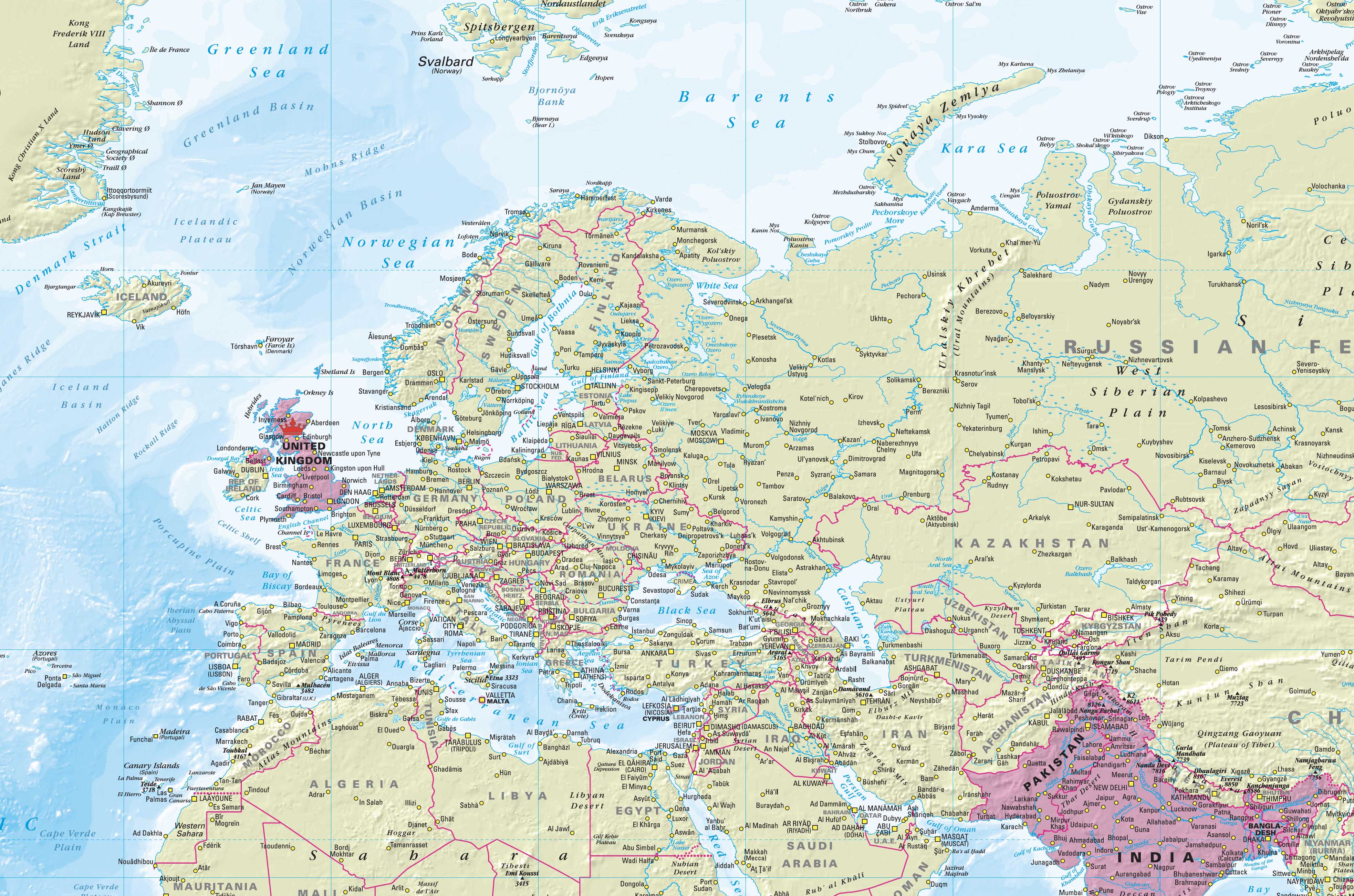 Commonwealth of Nations 1020 x 690mm Wall Map - Image 2