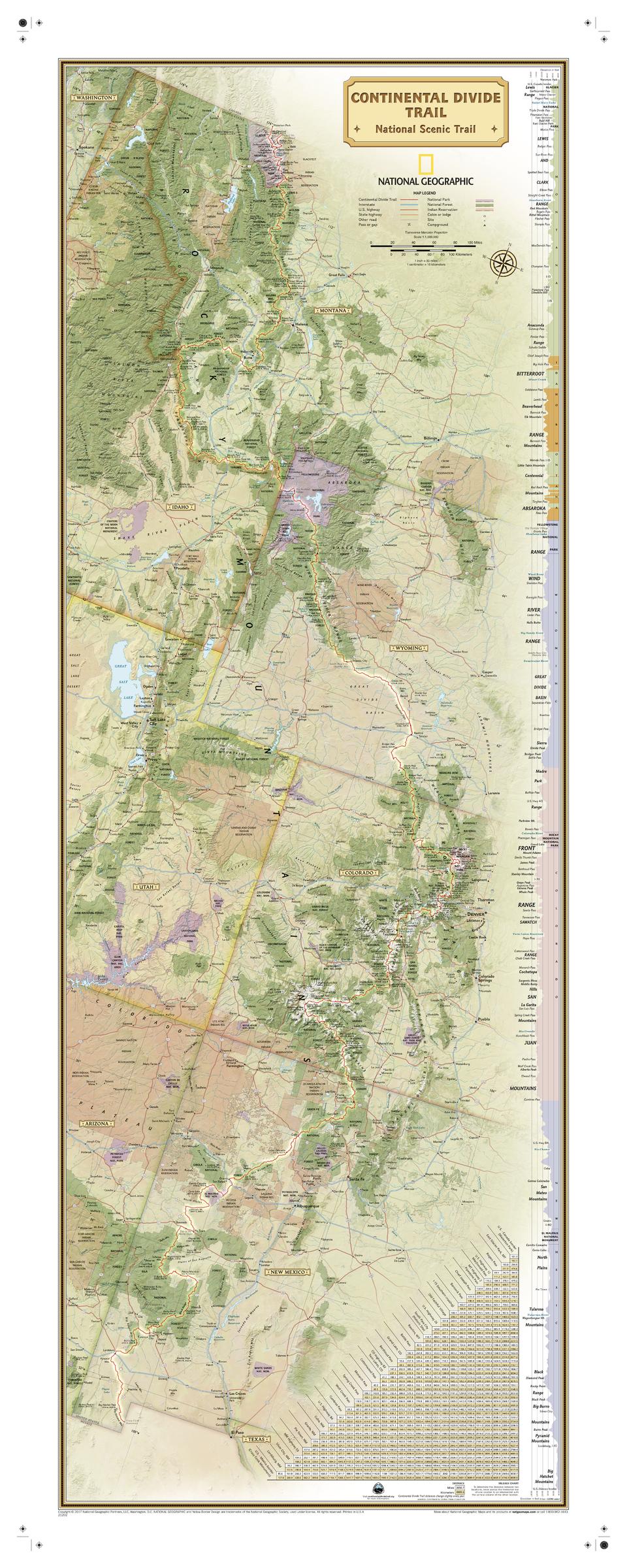 Continental Divide Trail by National Geographic