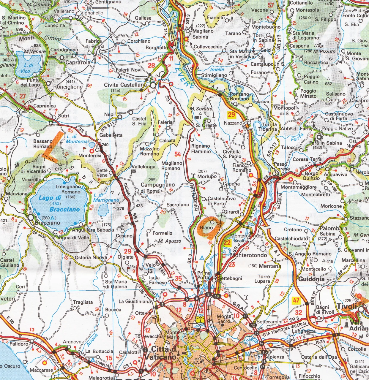 Italy Central Map Michelin 563 - Image 5