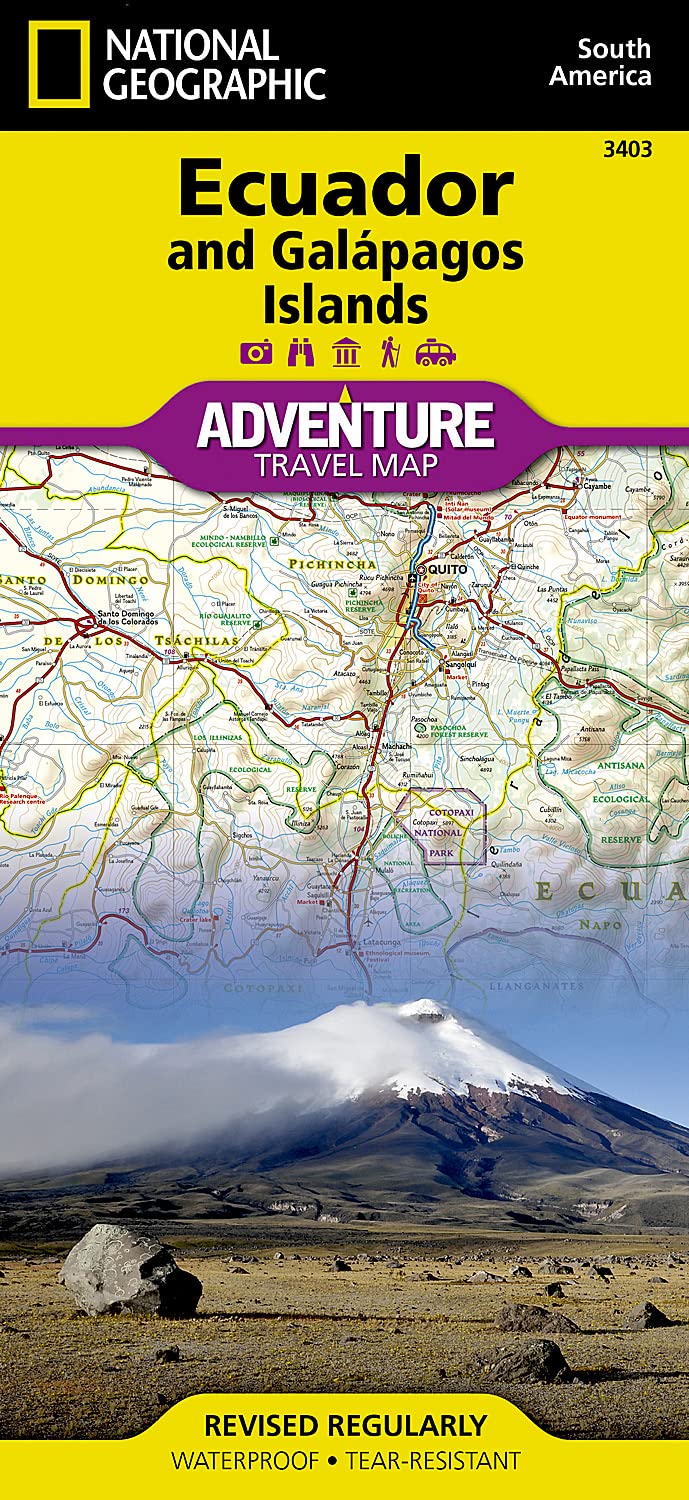 Ecuador & Galapagos National Geographic Folded
