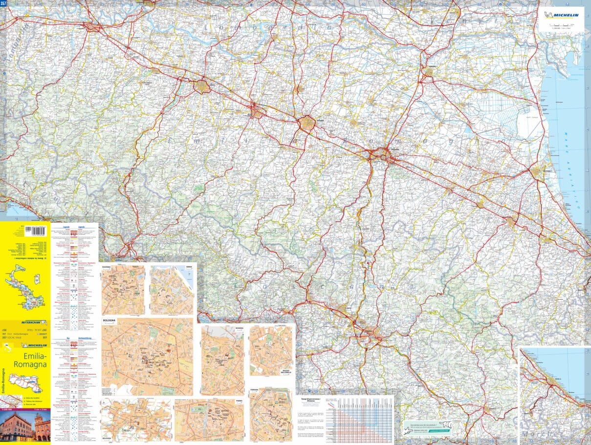 Italy Emilia Romagna Michelin Map 357 - Image 3