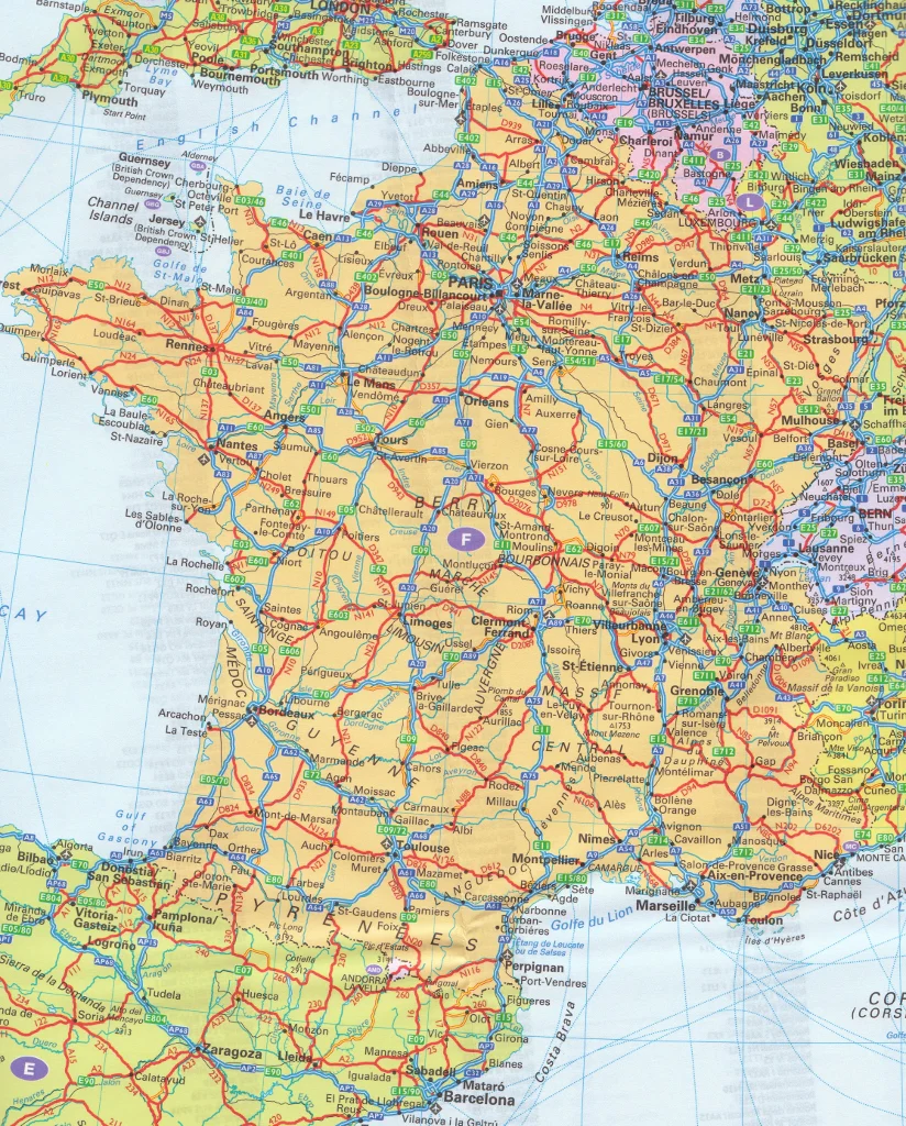 Europe Collins Folded Map - Image 4