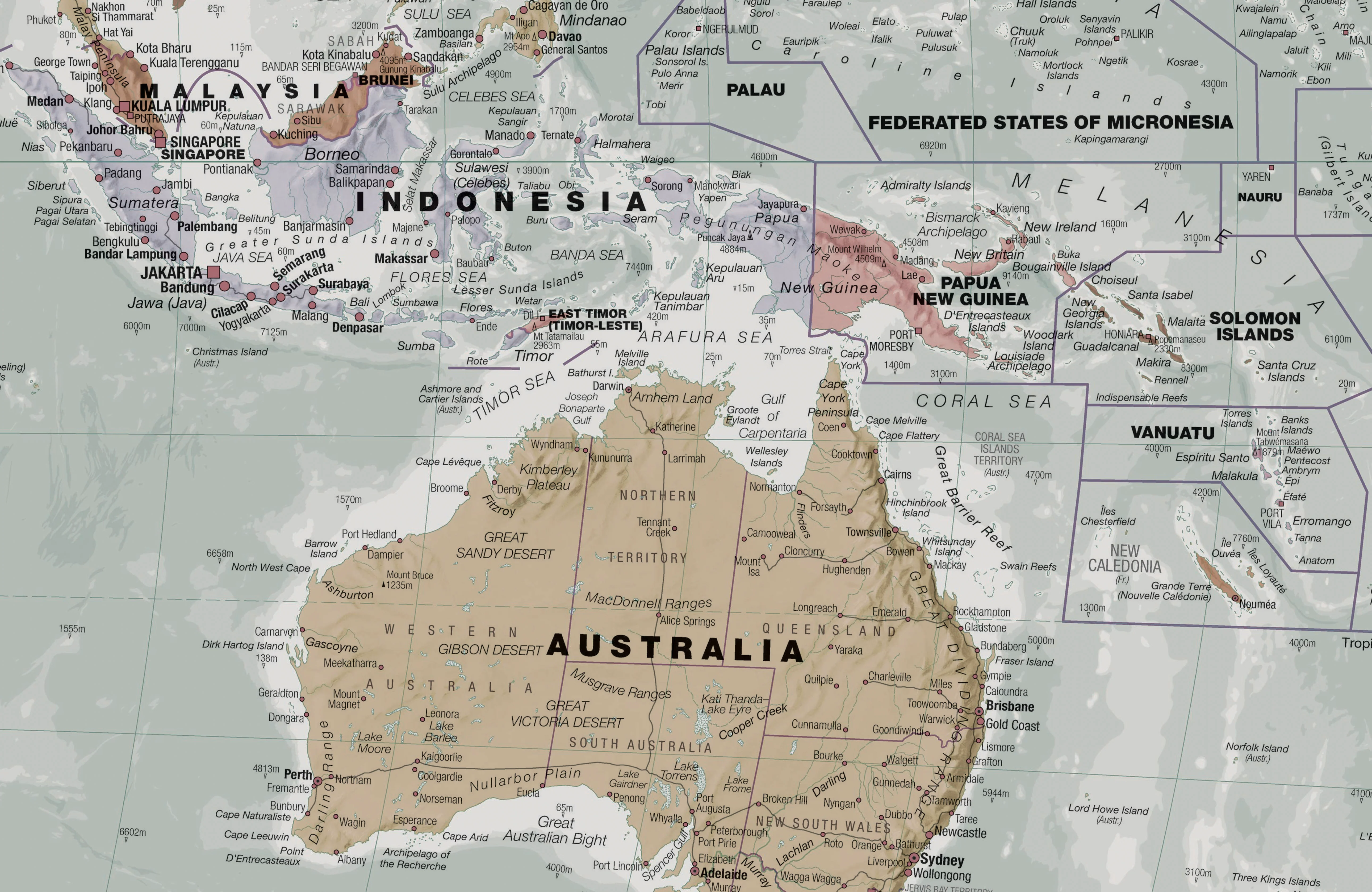 Executive World Maps International 2000 x 1200mm Wall Map 2026 - Image 3
