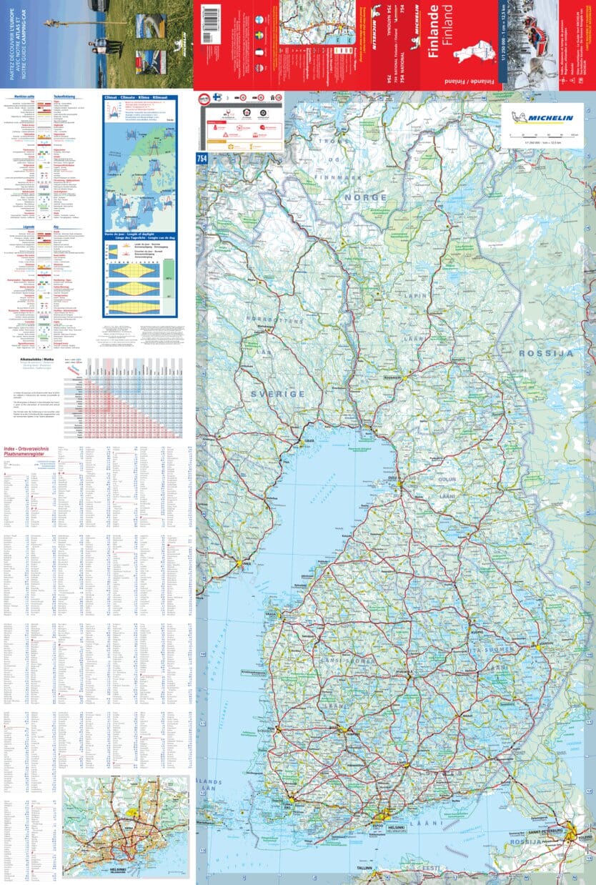 Finland Michelin Map 754 - Image 2