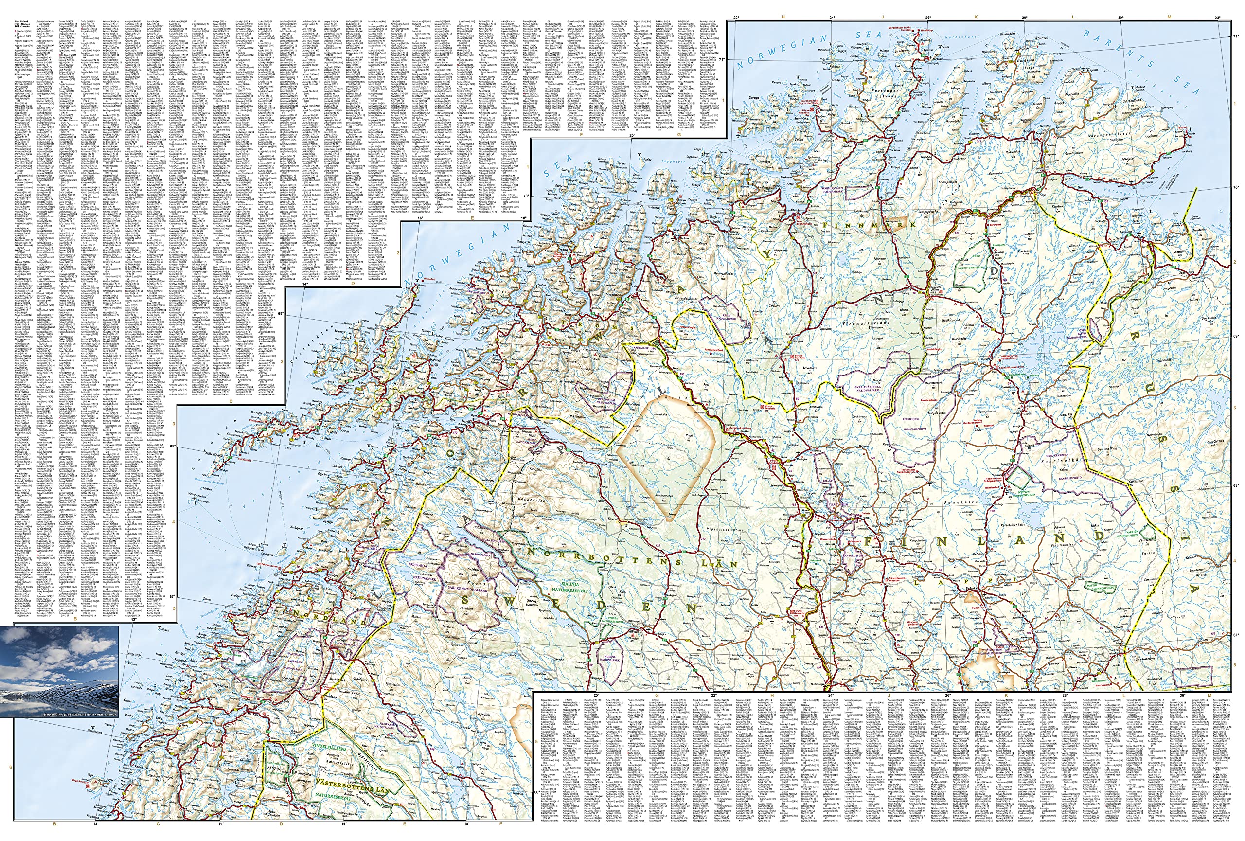 Finland & Northern Scandinavia National Geographic Folded Map - Image 3
