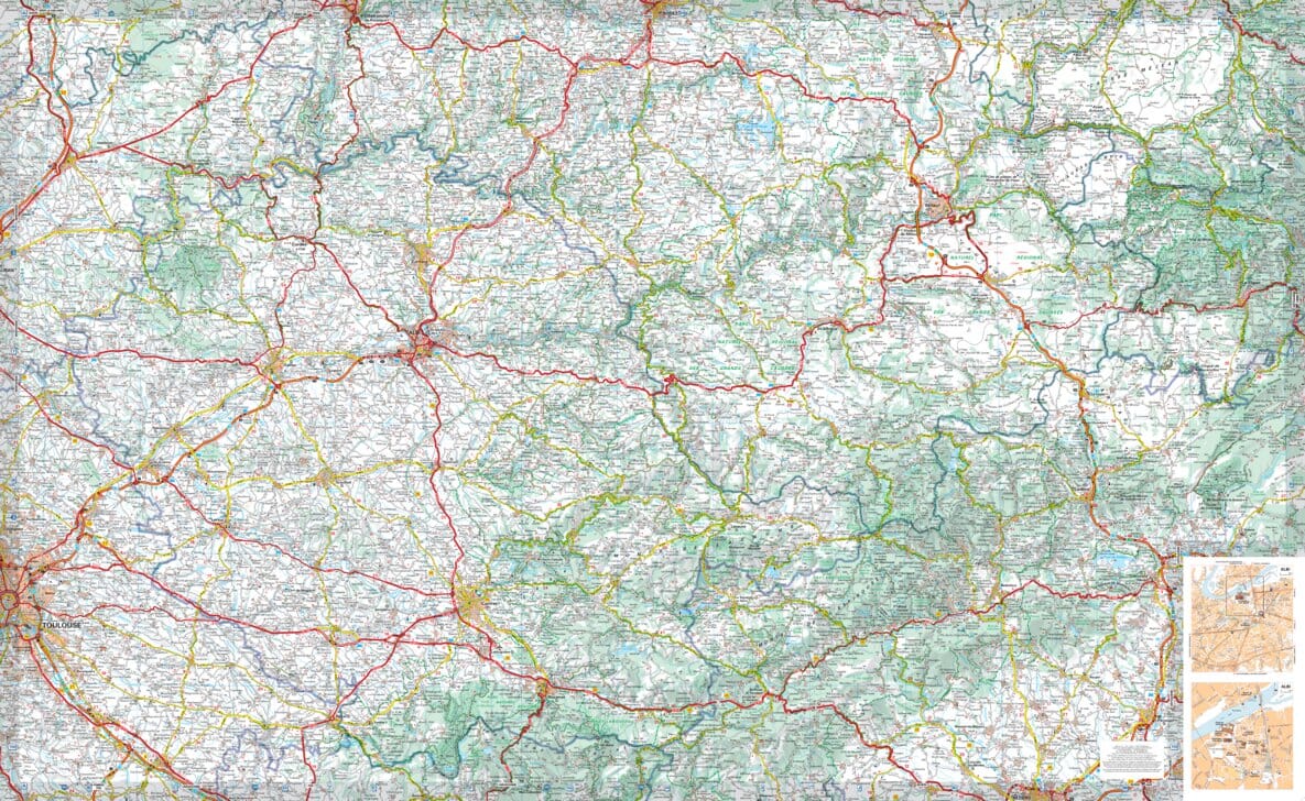 France Aveyron / Tarn Michelin Map 338 - Image 4