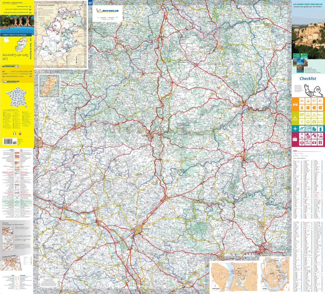 France Lot Tarn-et-Garonne Michelin Map 337 - Image 3