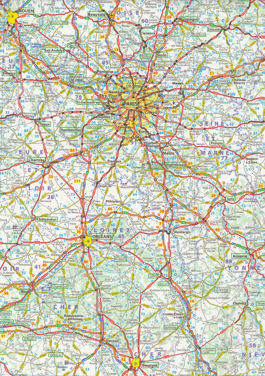 France Michelin Map 721 2026 - Image 3