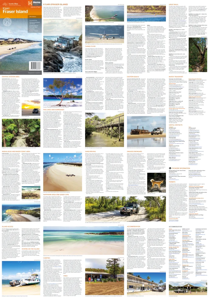 Fraser Island (K’gari) Map by Hema Maps – 10th Edition - Image 4
