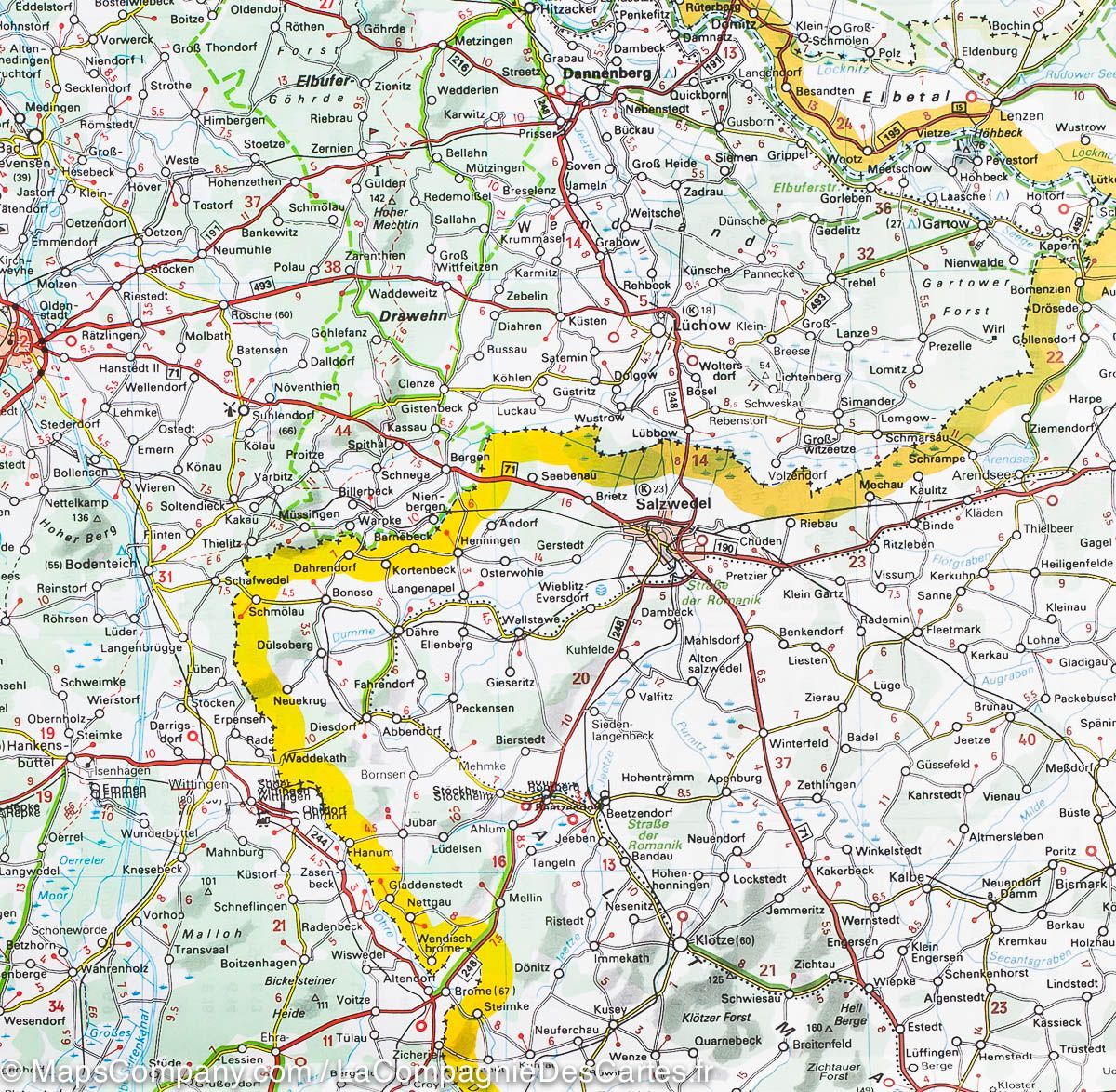 Germany North West Michelin Map 541 - Image 5