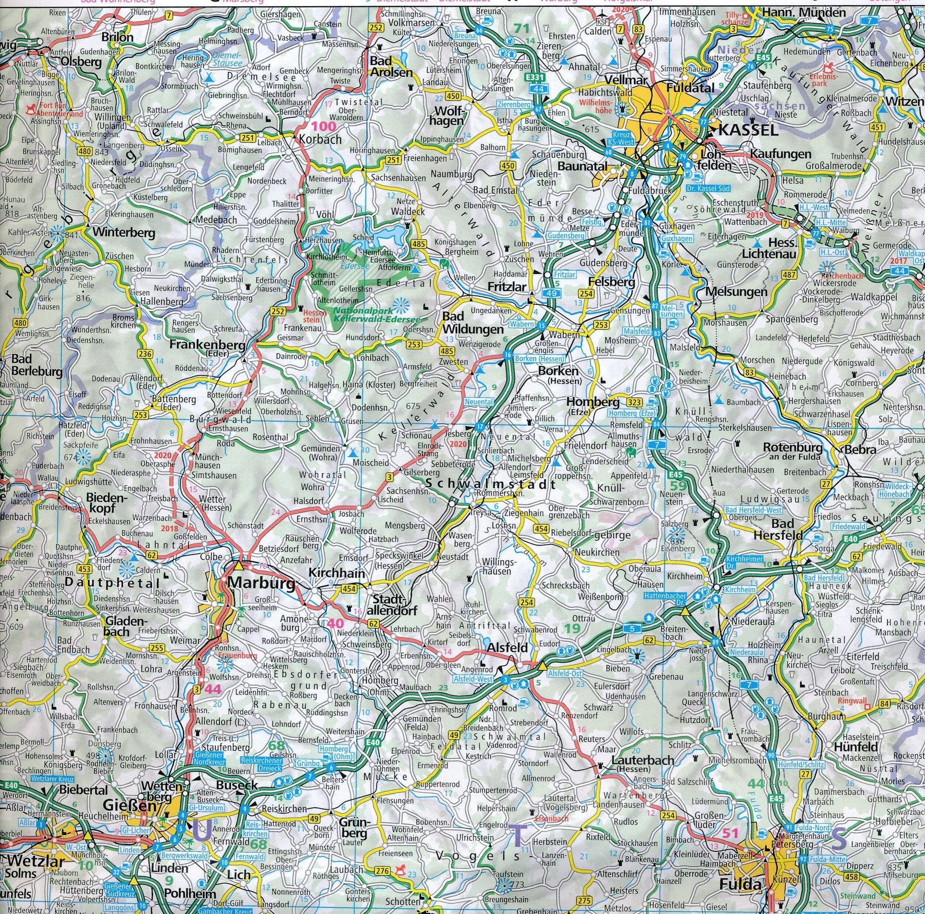 Germany South Hallwag Map - Image 3