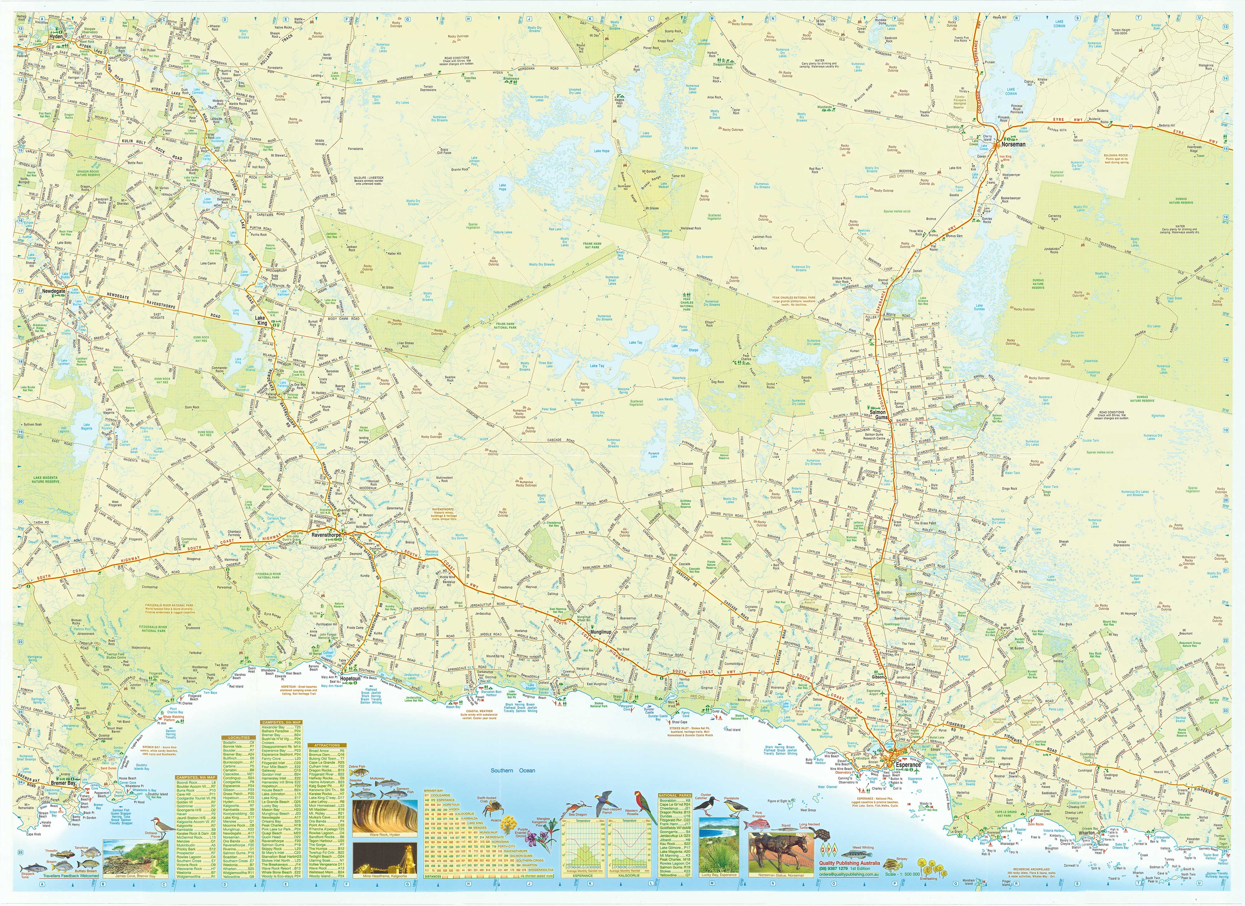 Goldfields – Esperance Coast Map by QPA - Image 3