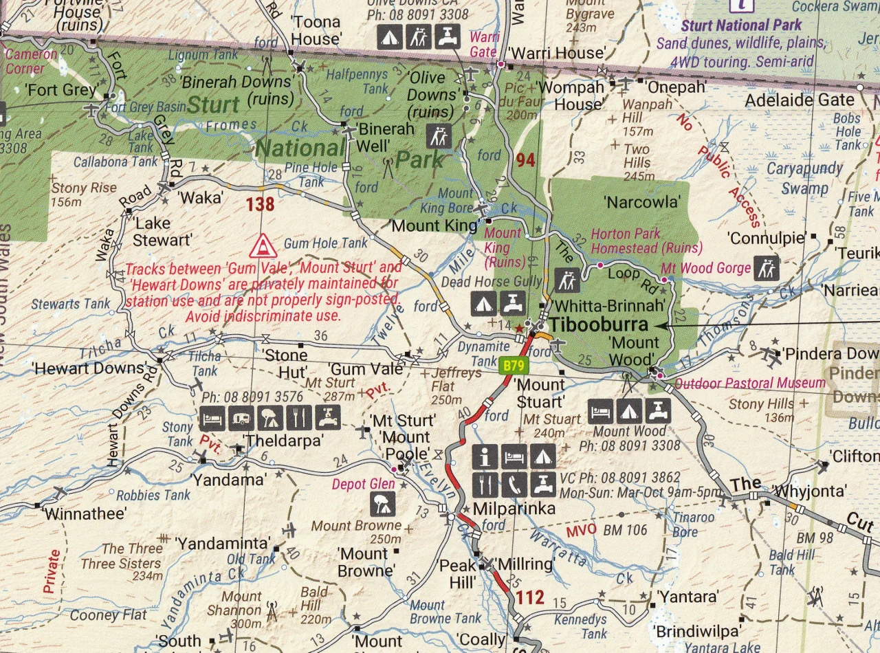 Great Desert Tracks Eastern Sheet Hema Map - Image 7