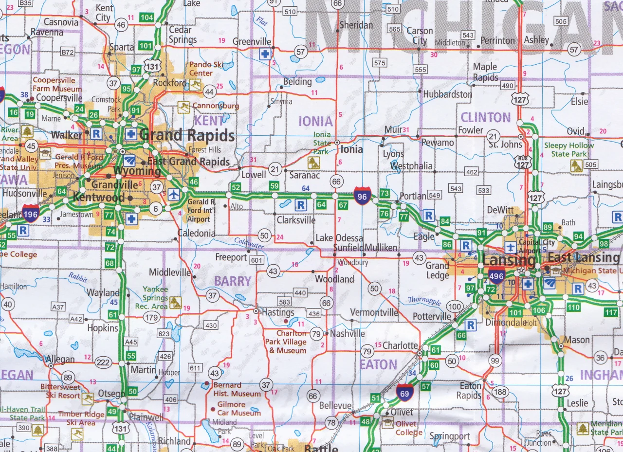 Great Lakes USA Hallwag Map - Image 4