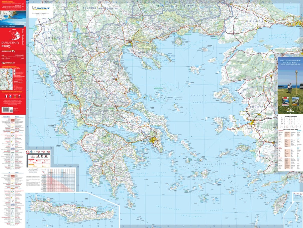 Greece Michelin Map 737 - Image 2