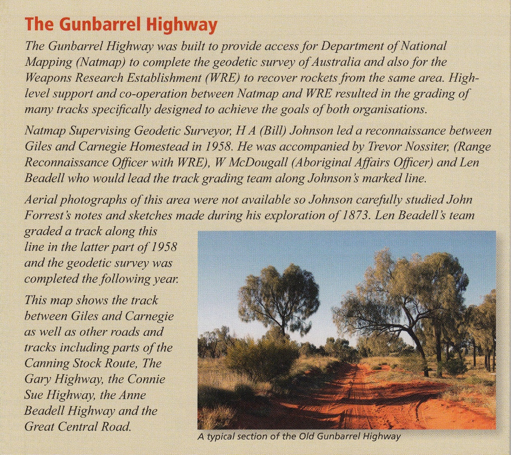 Gunbarrel Highway Map Westprint - Image 3