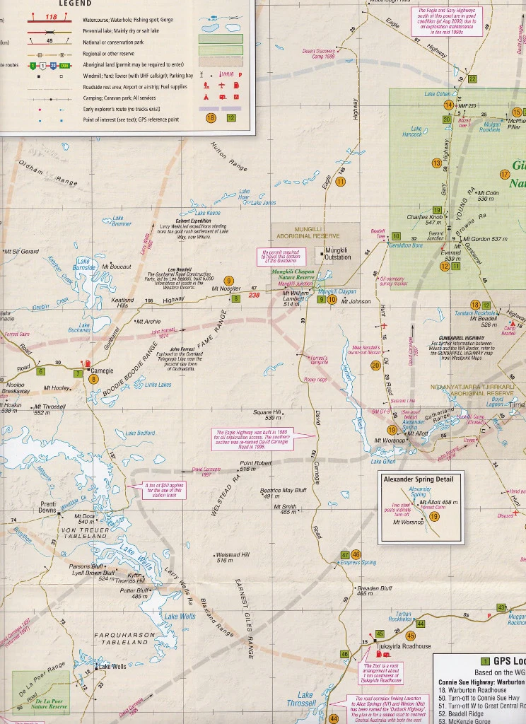 Gunbarrel Highway Map Westprint - Image 4