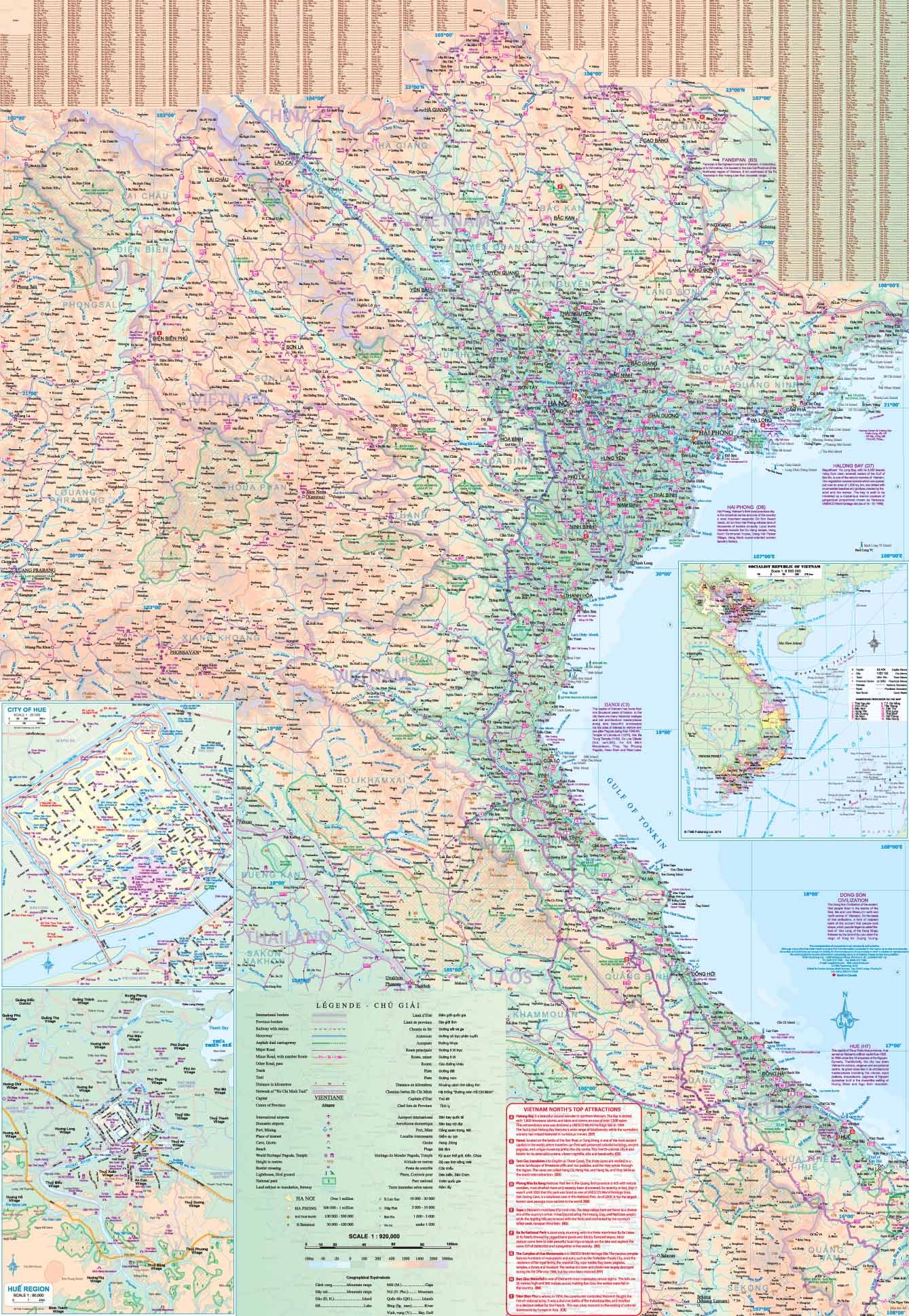 Ha Noi & Vietnam North ITMB Map - Image 3