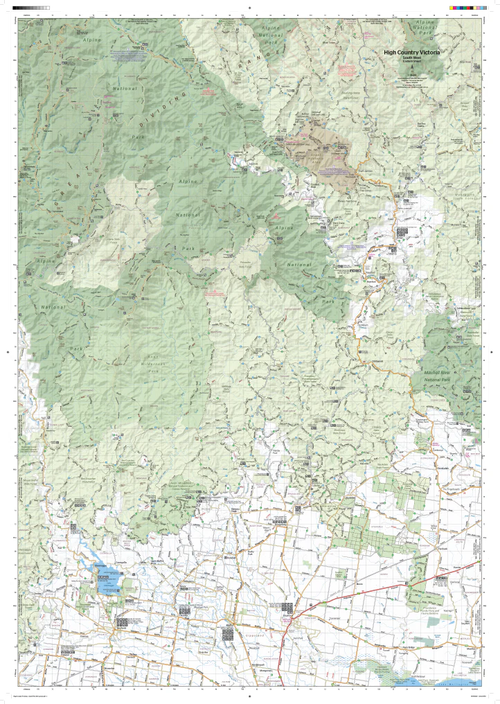 Victorian High Country SW 100K Hema Map - Image 3