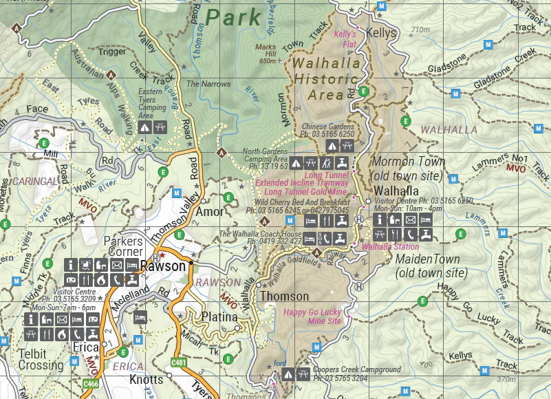 Victorian High Country SW 100K Hema Map - Image 4