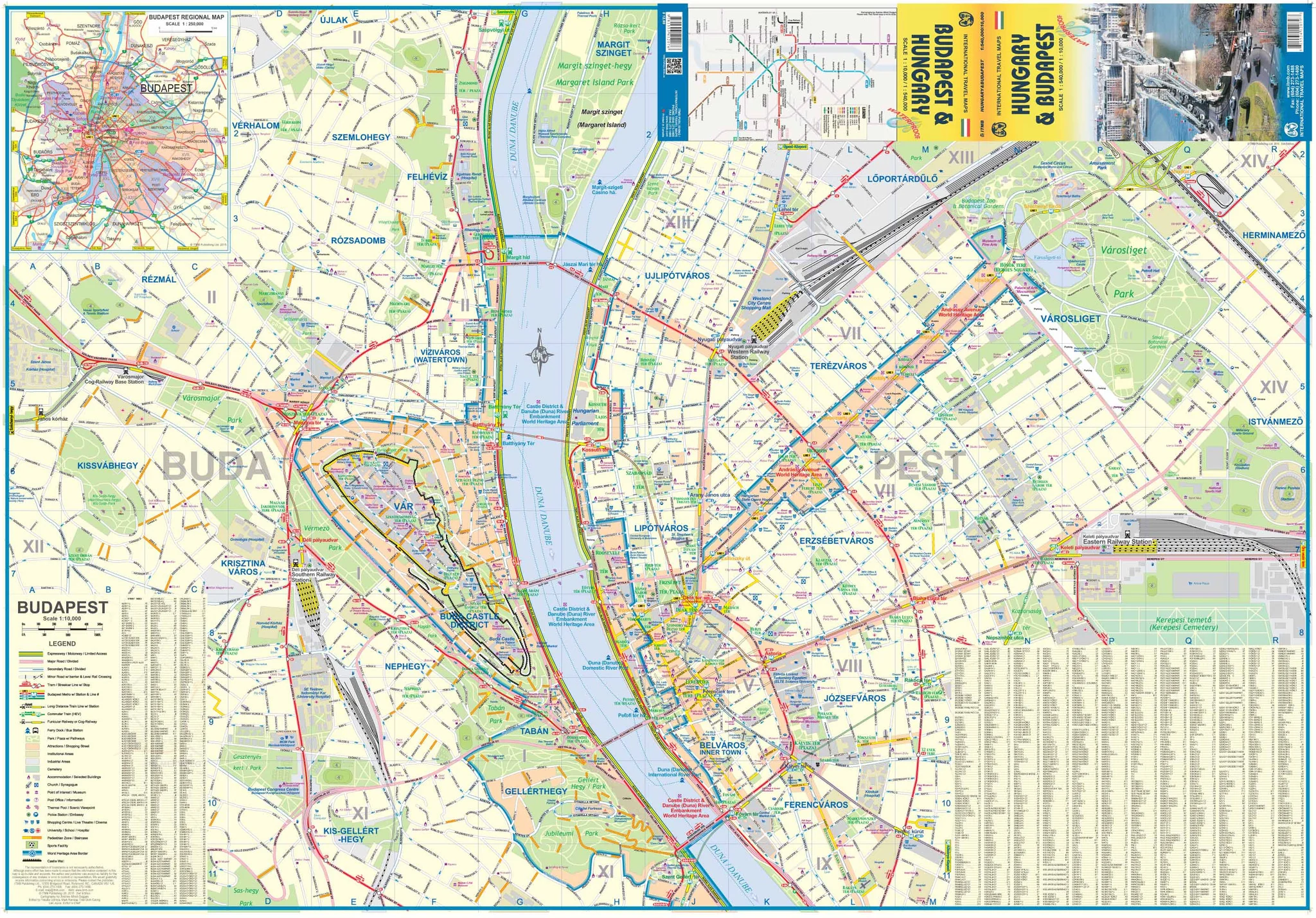 Hungary & Budapest ITMB Map - Image 3